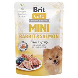 Brit Care Vådfoder Til Hund Mini Fillets In Gravy Kanin & Laks 85g